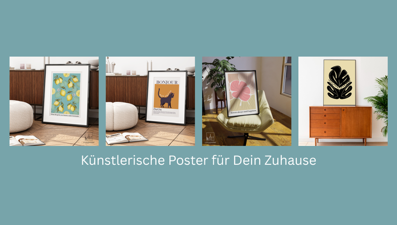 Künstlerische Poster