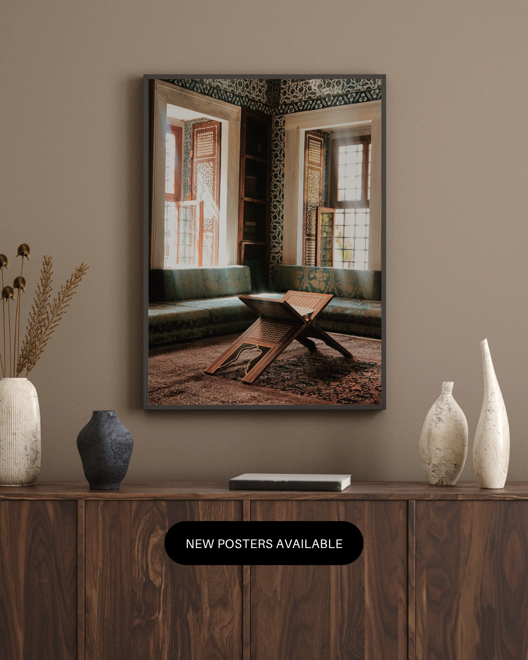 Kuran im Raum Poster