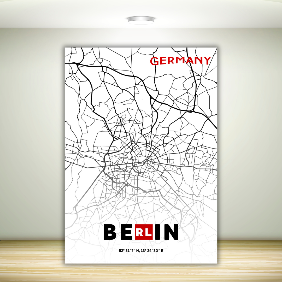 Berlin Map Poster