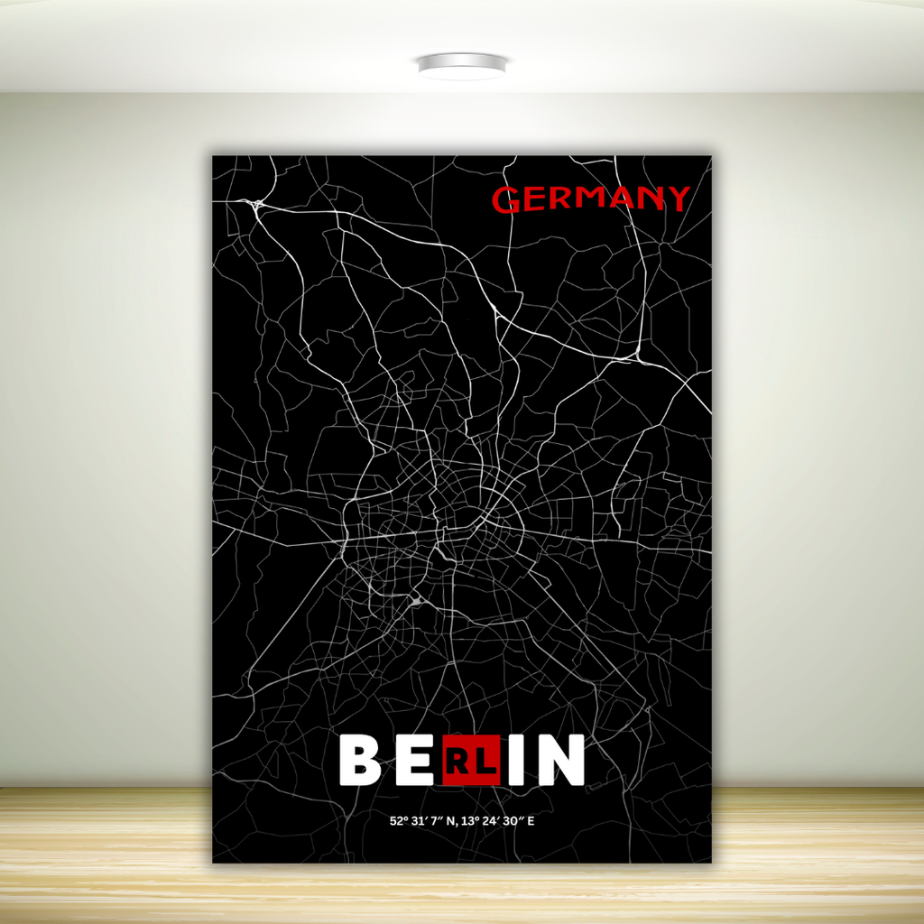 Berlin Map Poster