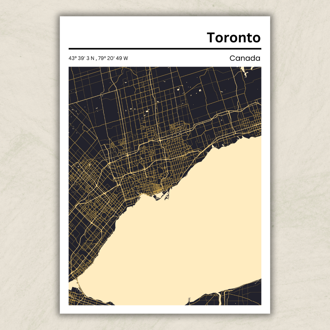 Toronto Map Poster