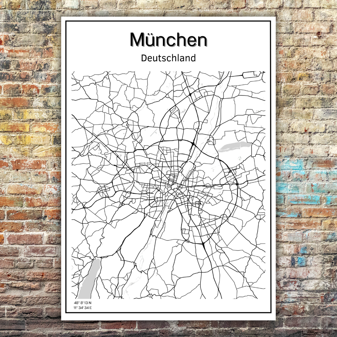 München Map Poster