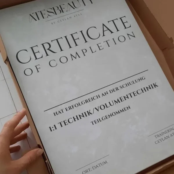 Zertifikate Farbdruck